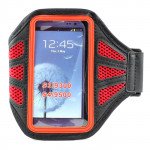 Wholesale Samsung Galaxy S4 S3 Mesh Armband (Red)